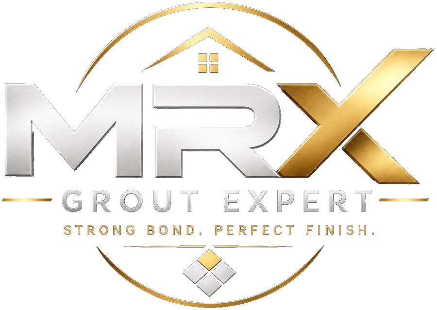 MRX Grout Expert logo, Strong Bond Perfect Finish